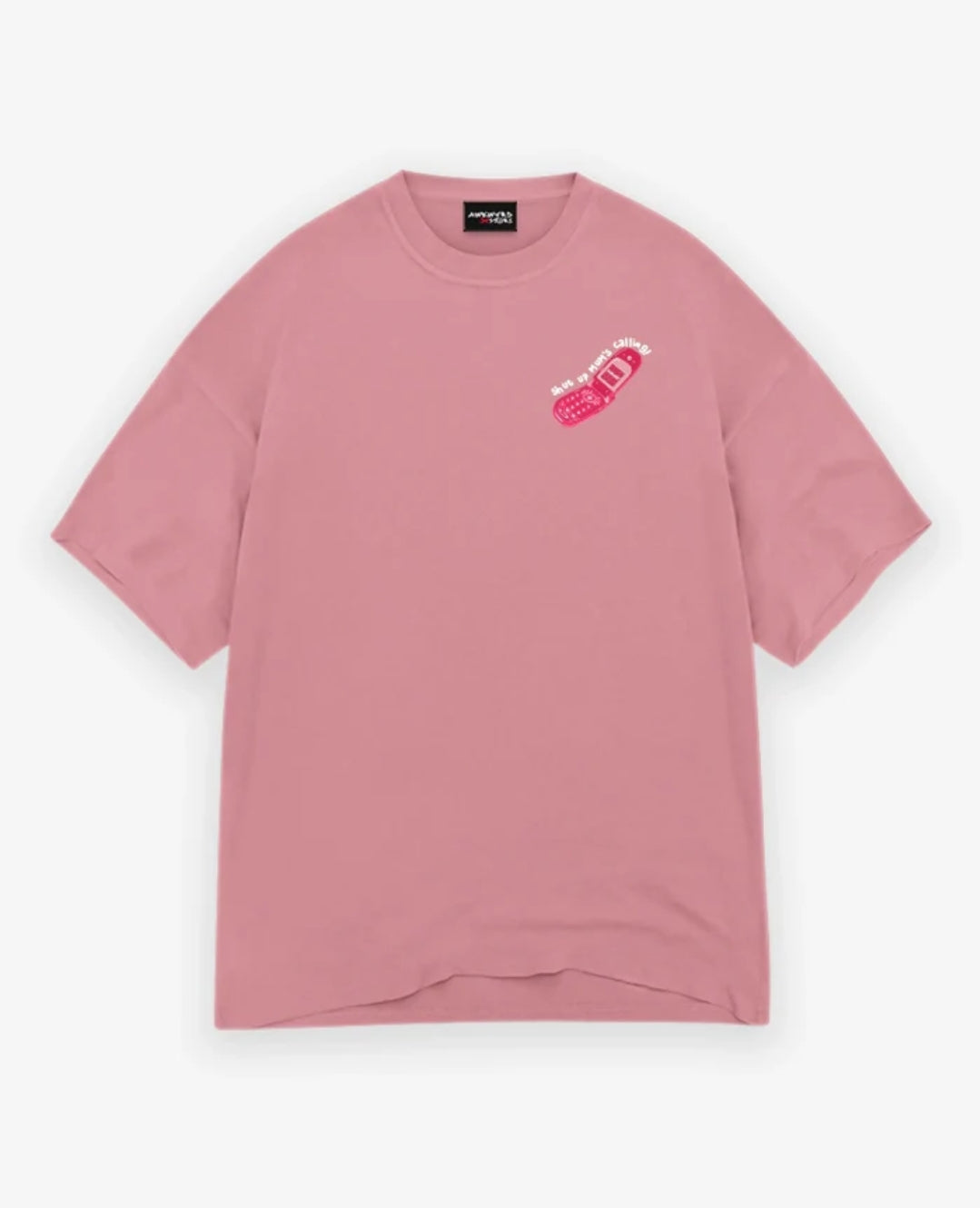 Shut up my mom's calling | drop shoulder shirt