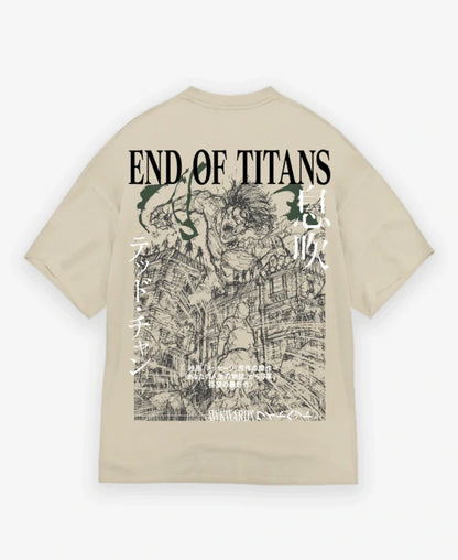 Urban Strove End Of Titans Drop Shoulder Shirt
